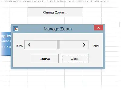 Form which changes Zoom