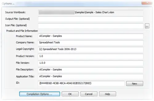 Excel File Compiler new project